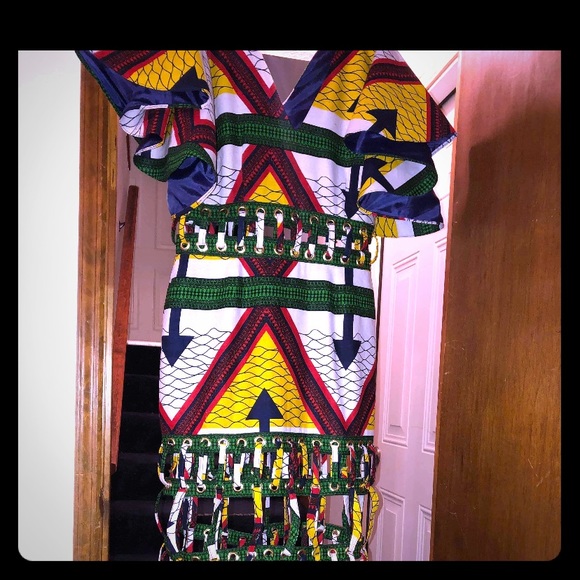 Custom Paint By Shawn Denise Dress - Picture 2 of 3